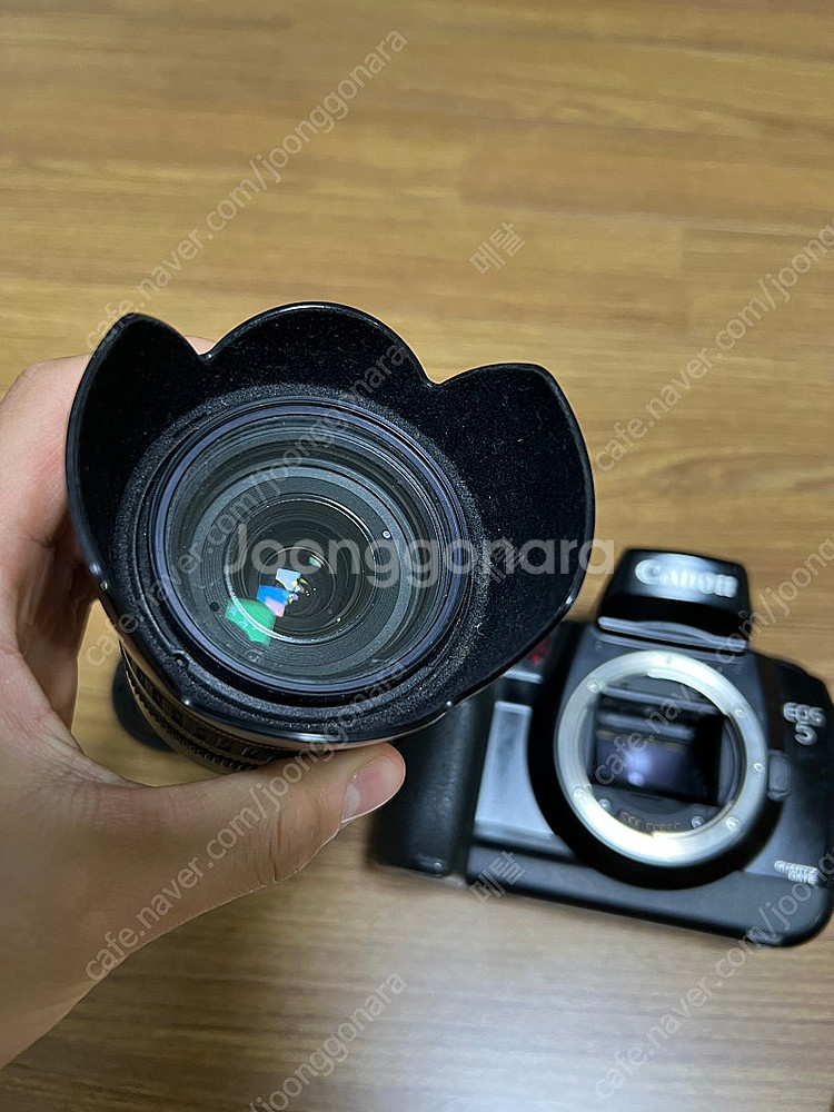 캐논 EOS-5 필름 카메라 & 캐논 28-105mm ...--7