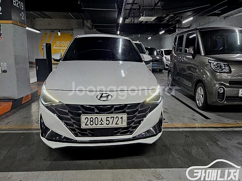 [현대]아반떼 (CN7) 1.6 모던 2021 년 중고...--0