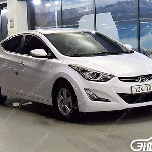 중고차 더 뉴 아반떼 1.6 GDI 스마트 2015 년식 흰색 깔끔한 중고차