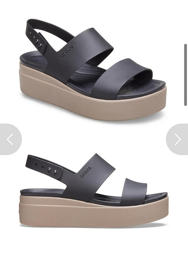 크록스 브루클린 로우 웨지 240 새상품--2