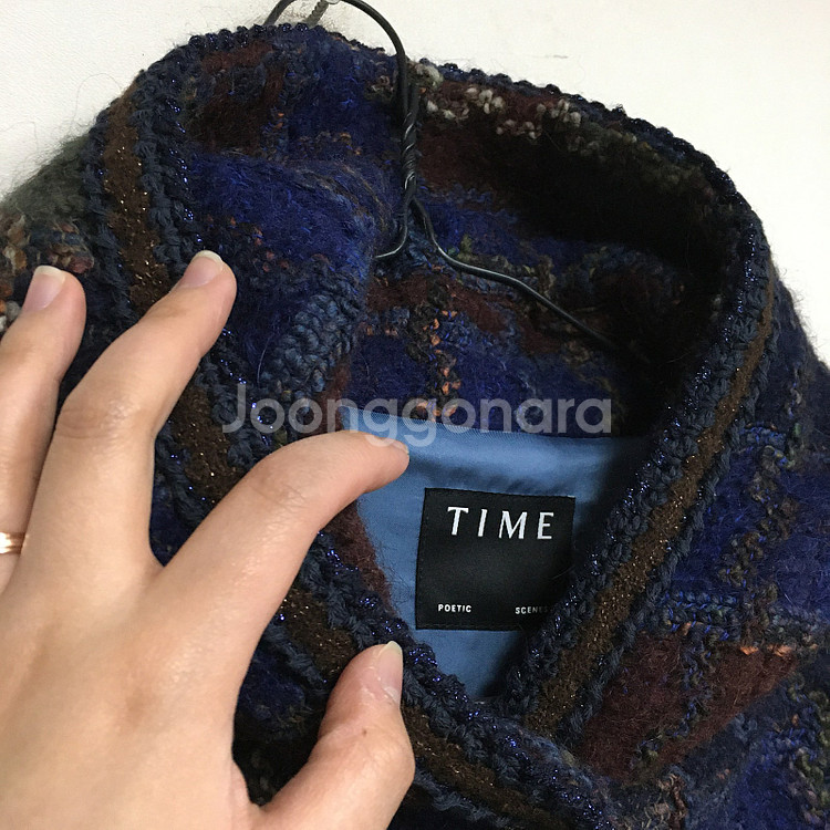 TIME 타임 21 부클레 자수 자켓 F / 랑방 마인...--1