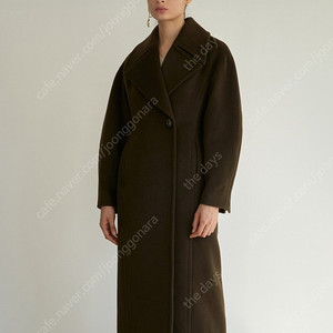 모한 TTW CASHMERE LINE VOLUME COAT 카키 s
