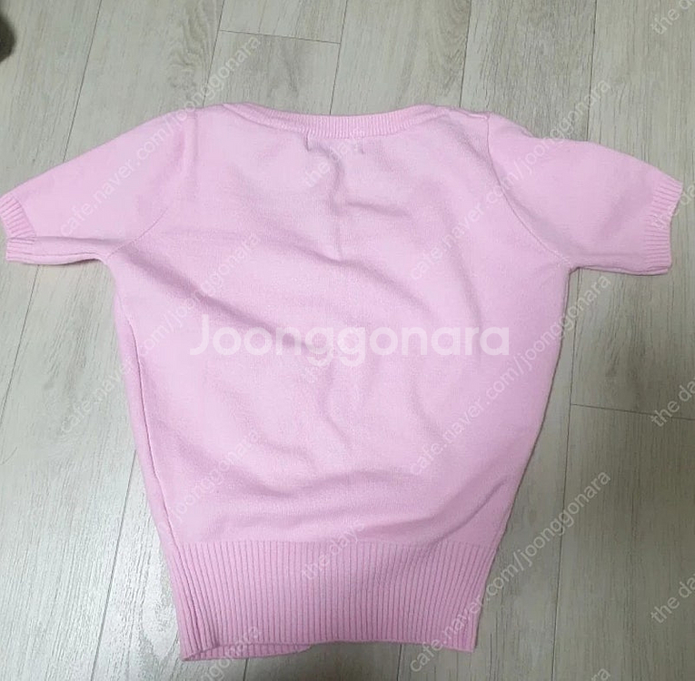 페일제이드 U넥 가디건 핑크--3