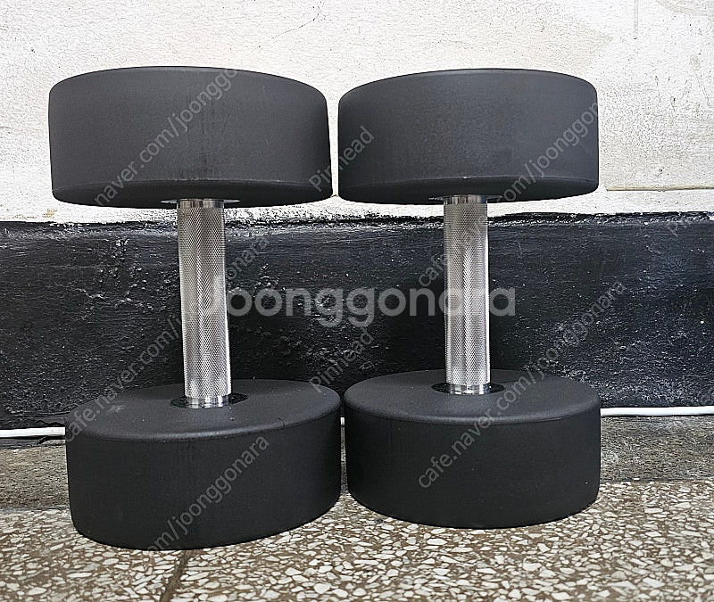 아이언불 TPU 우레탄 덤벨(아령) 22.5kg 두개/...--1