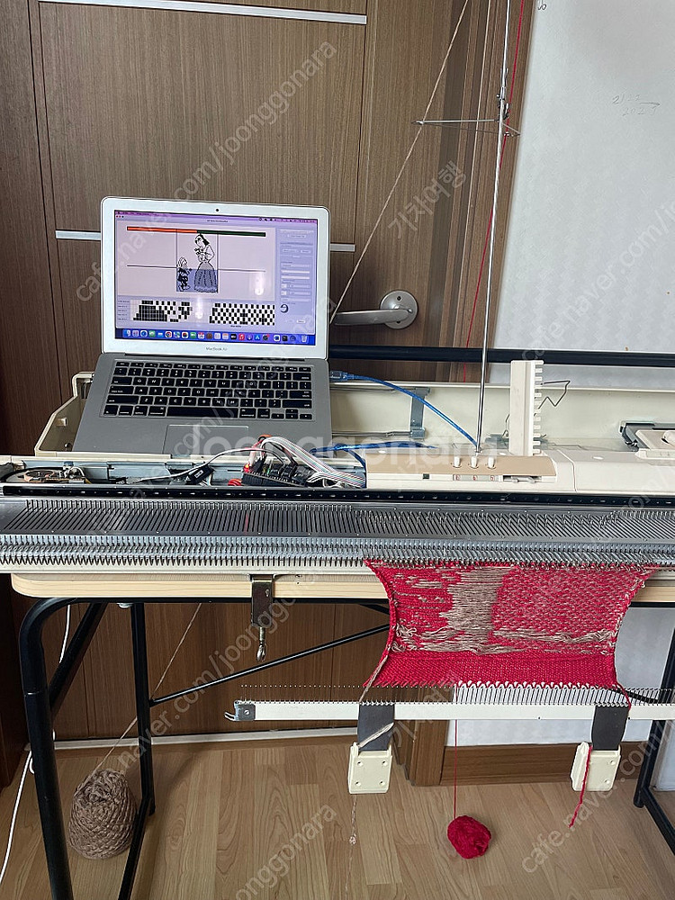 브라더 전자식 수편기 KH 910 ( 노트북에서 패턴 ...--0