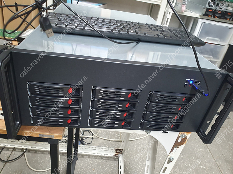 4U 12BAY NAS 스토리지케이스 및 완제품 팝니다.--0