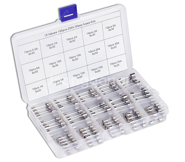 자동차 유리관 휴즈 세트 150pcs 원가처리--1