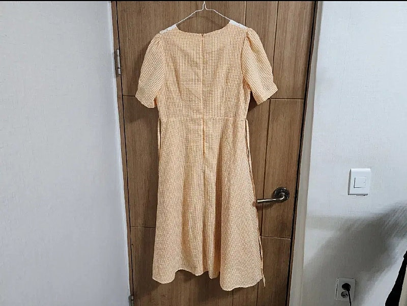 (77)여성 리리앤코 반팔 와이드카라 원피스 이미지