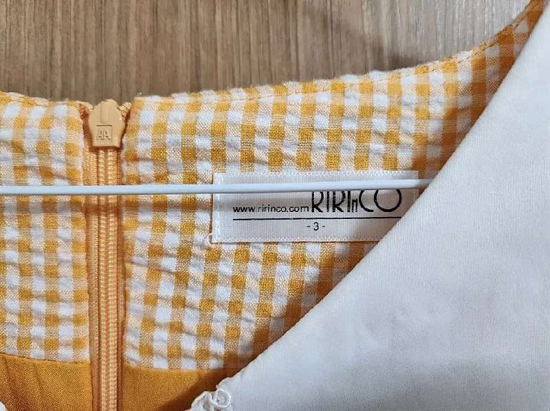 (77)여성 리리앤코 반팔 와이드카라 원피스 이미지