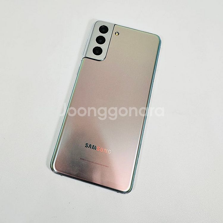 - G996N 갤럭시 S21플러스 실버 256기가 외관...--0