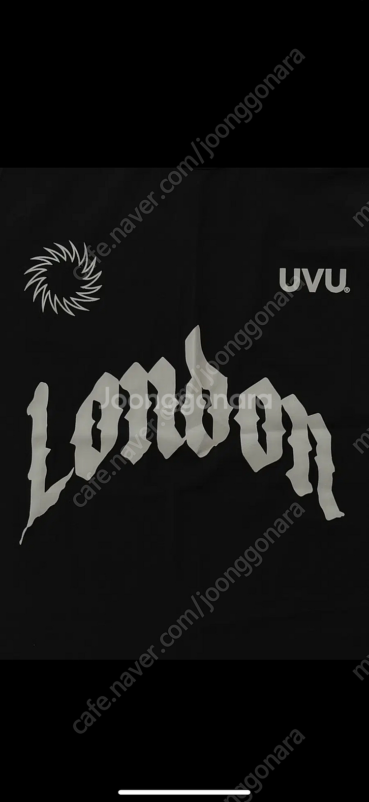 UVU 런던 싱글렛 블랙 L--2