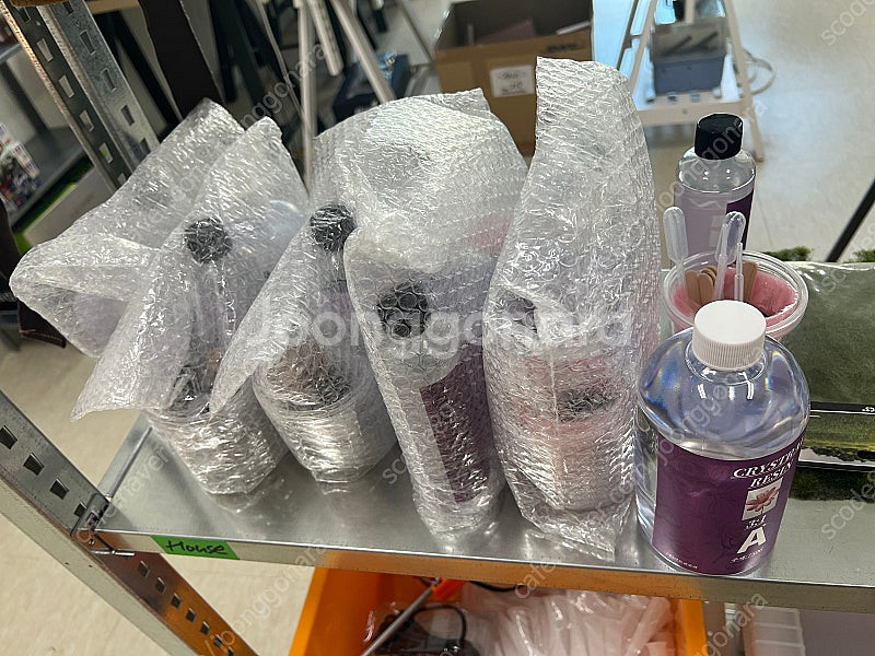 크리스탈레진 새상품 1kg 6세트 일괄판매--1