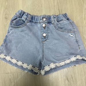 블루독 키즈 3부 데님 반바지 (120)