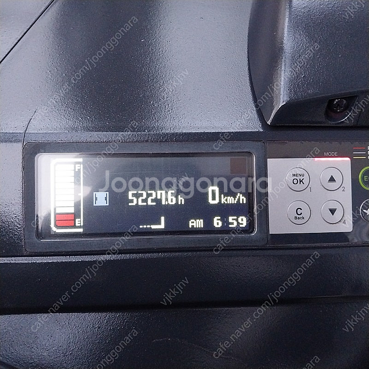 니찌유 전동지게차 1.5톤 3단4500MM 싸이드쉬프트...--4