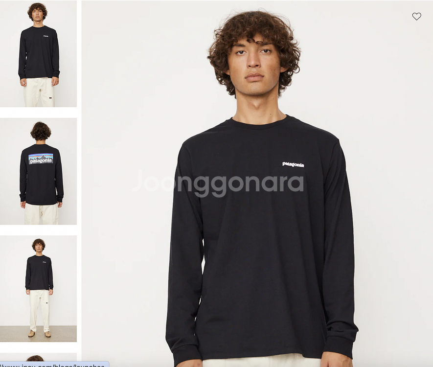 100,32전후 파타고니아 p-6 긴팔 티셔츠, 파타고니아 배기스 5인치 쇼츠 반바지--1