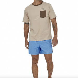 100,32전후 파타고니아 p-6 긴팔 티셔츠, 파타고니아 배기스 5인치 쇼츠 반바지