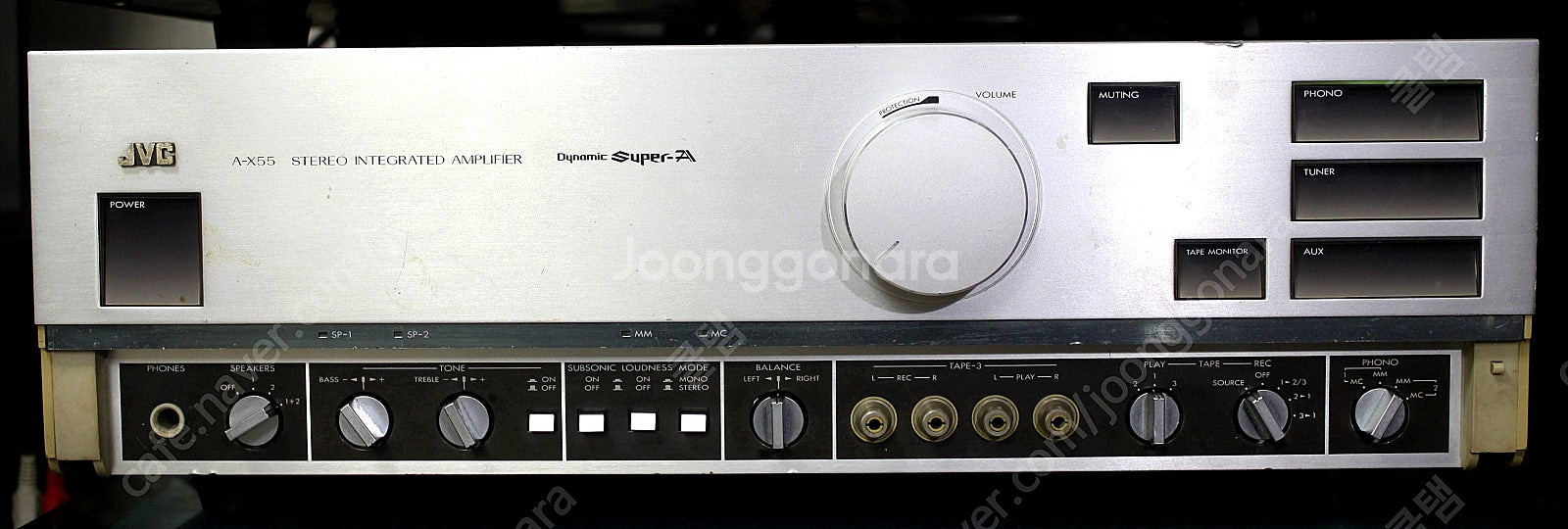 MM/MC 포노 4개 지원 JVC A-X55 고음질 고...--1