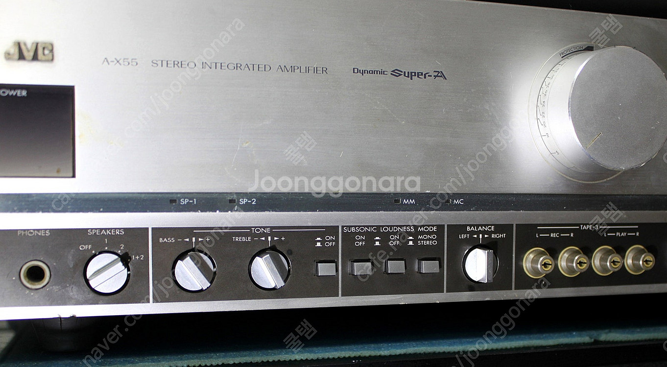 MM/MC 포노 4개 지원 JVC A-X55 고음질 고...--3