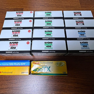 중형필름(일포드, 코닥) 14롤 - 14만원