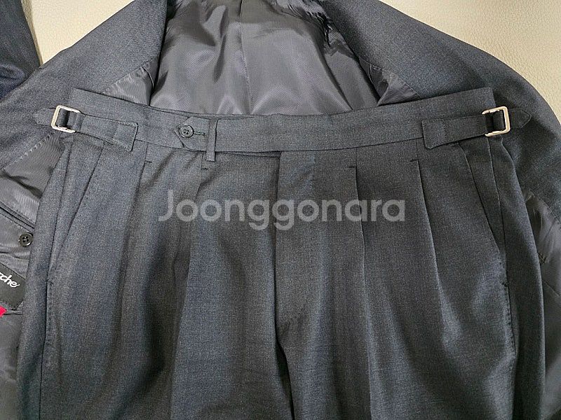 링자켓 마에스터 까노니코 4시즌 차콜 그레이 수트 / ...--7