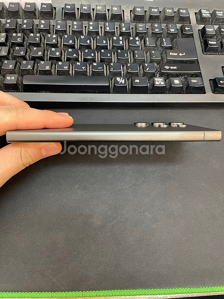 갤럭시S24울트라 블랙 256GB 무잔상 상태좋은 중고...--6