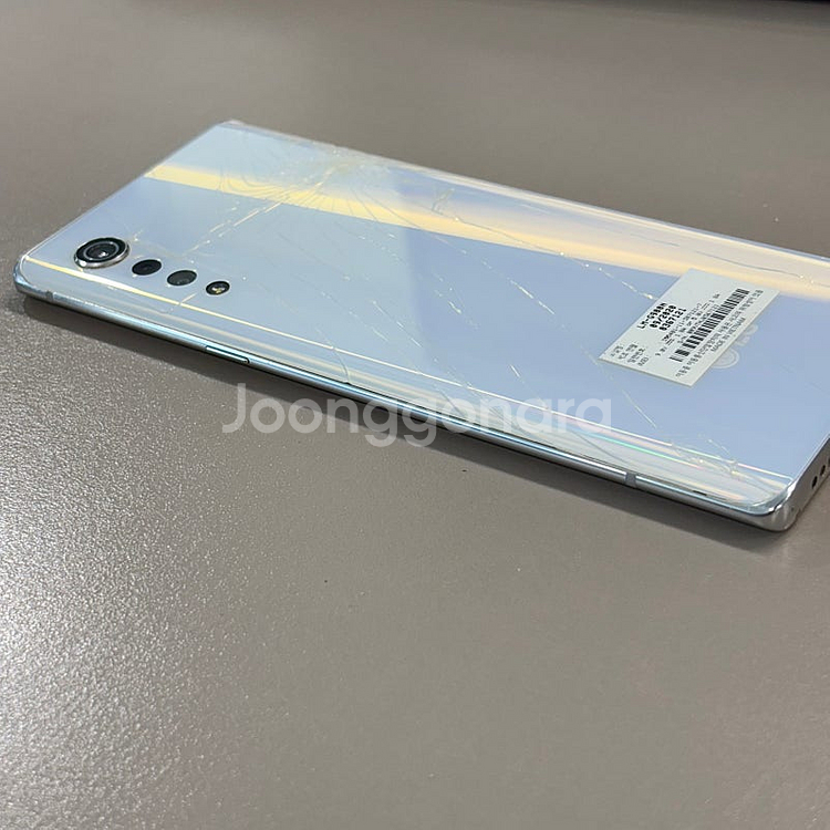 LG 벨벳 화이트색상 128용량 액정미파손 무잔상 가성...--8