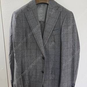 링자켓 브릴라 그레이x브라운 체크 플란넬 수트 / (클래식마켓 라르디니 맨온더분 수트서플라이 까사델사르토)