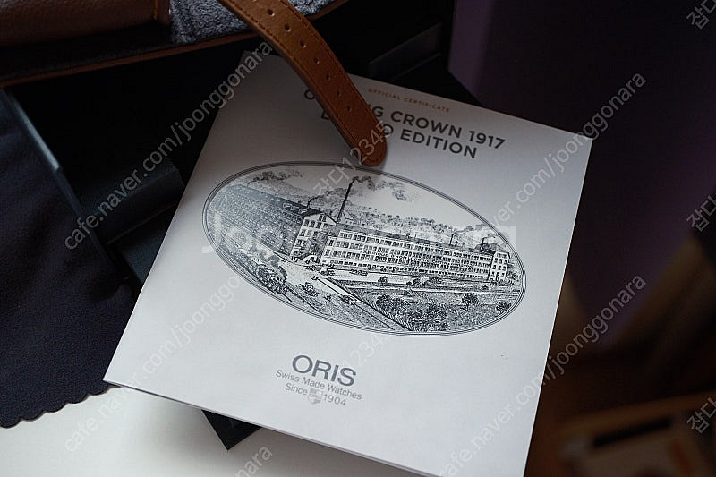 [새상품/풀셋] 오리스 빅 크라운 1917 트렌치 파일럿 한정판 시계--7