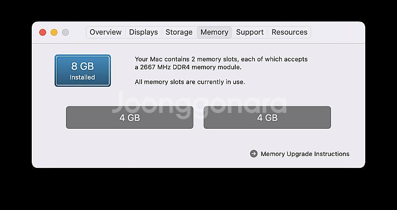 맥미니 2018 i3 3.6GHz, 램 8GB, SSD...--5