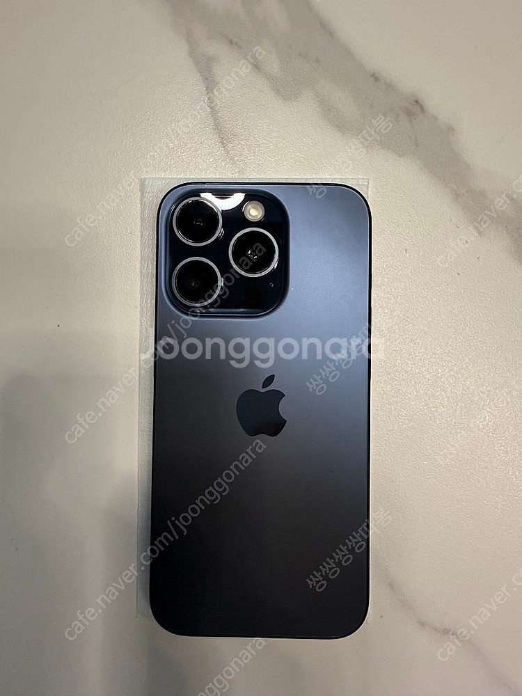 아이폰 15프로 128GB(블루티타늄) 팝니다(택포)--1