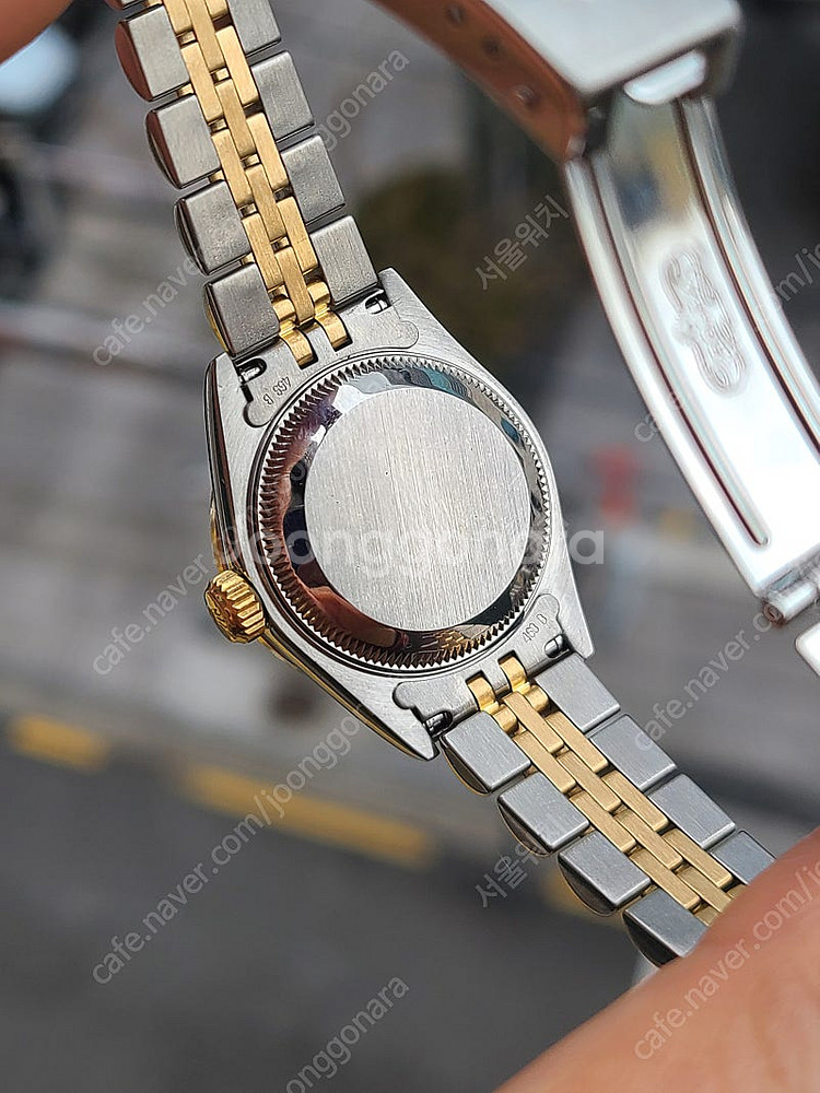 [정품] 롤렉스 여성용 데이저스트 다이아베젤 10P 다이아 18K 콤비 (Rolex Datejust Gold 10P...--6