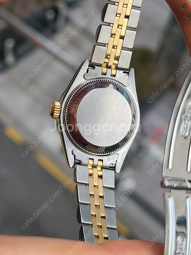 [정품] 롤렉스 여성용 데이저스트 다이아베젤 10P 다이아 18K 콤비 (Rolex Datejust Gold 10P...--7