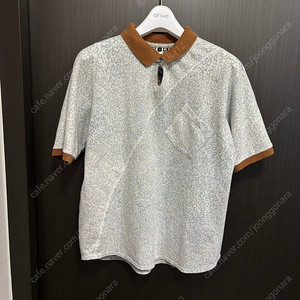 꼼데가르송 레오파드 폴로 카라 티