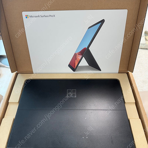 택포)Surface Pro X (SQ1/16G/256G/LTE) + 충전기 + 박스, 초기화 완료