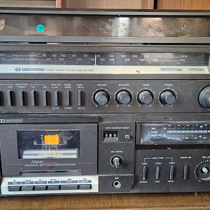 대우 스테레오 전축 / 카세트 데크 일체형 오디오시스템(대우 MC-3500)