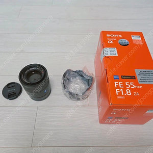 소니 sel55f18z 렌즈 55.8 팝니다 (필터포함)