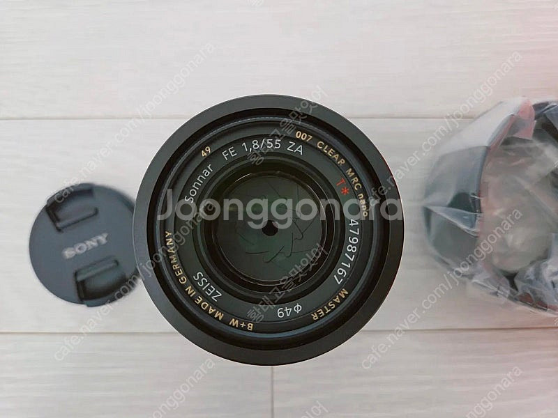 소니 sel55f18z 렌즈 55.8 팝니다 (필터포함)--1