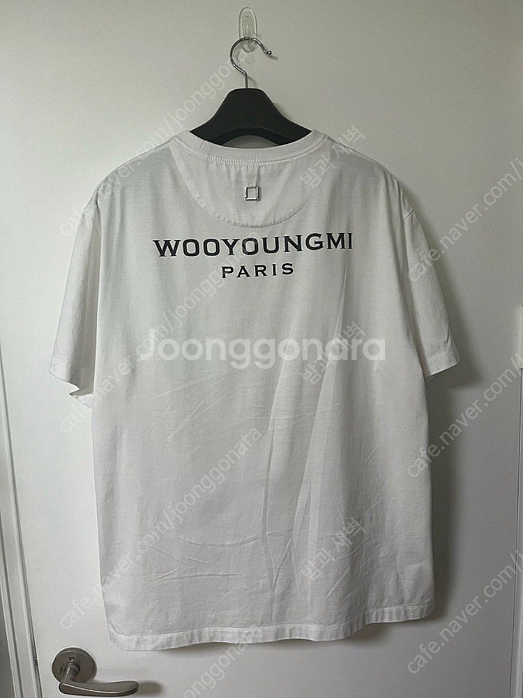 22SS 우영미 백로고 반팔 티셔츠 50사이즈--1