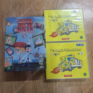 매직스쿨버스 한글, 영어판 dvd(하늘에서 음식이 내린다면 한글, 영어판 dvd)