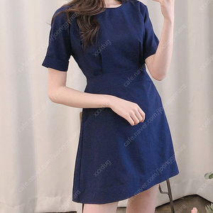 새상품/허리밴딩 포켓 주머니 슬림 반팔 원피스