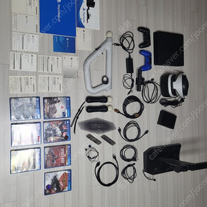 플스4, VR, 게임DVD 등등 포함 셋트 판매합니다.(최종가격, 네고불가)