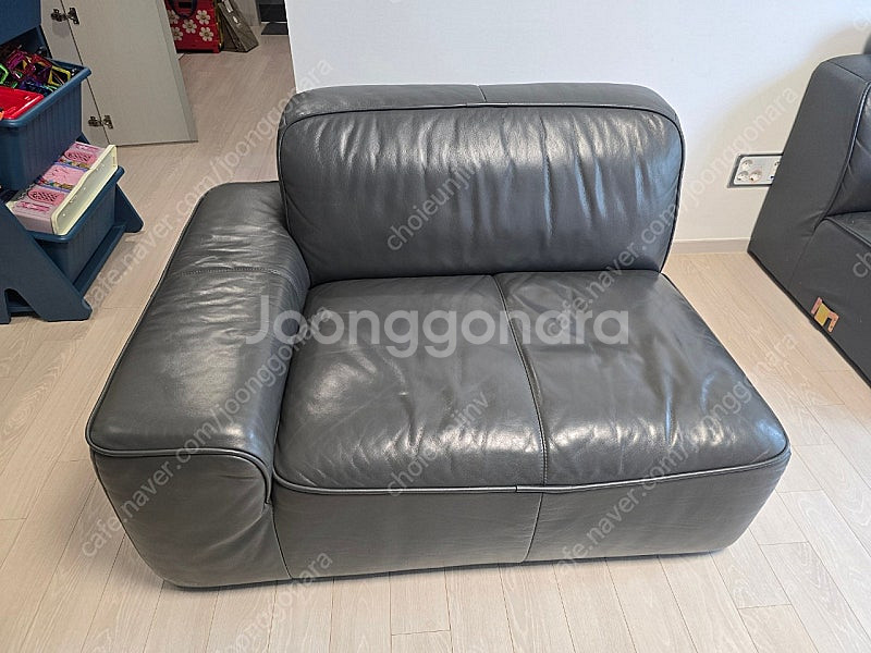 일룸 코펜하겐 3인 천연가죽 모듈 쇼파--3