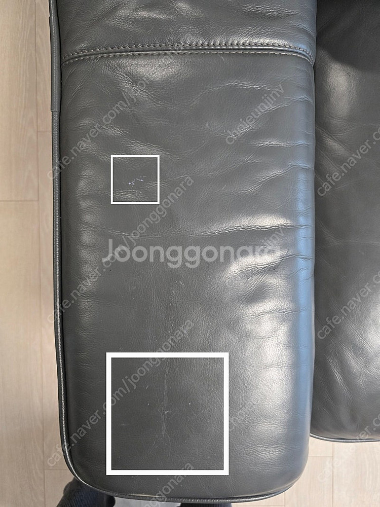 일룸 코펜하겐 3인 천연가죽 모듈 쇼파--5
