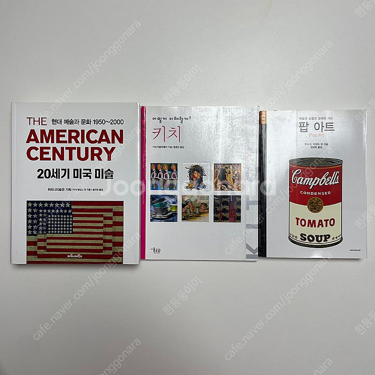 20세기 미국 미술, 키치, 팝아트 관련 책 3권 일괄--0