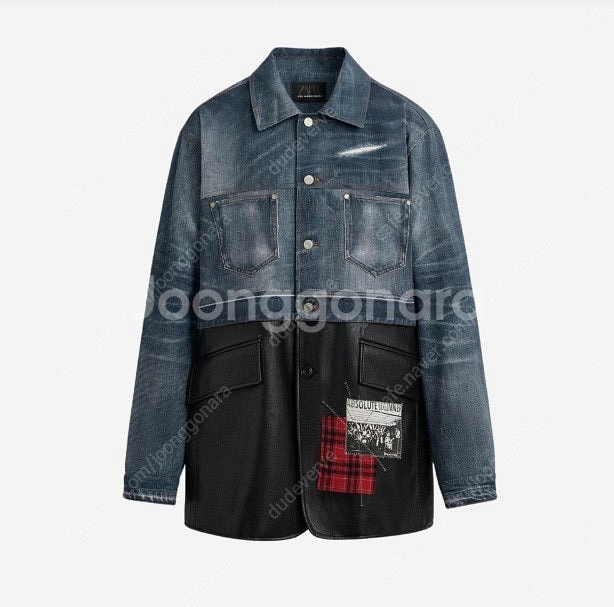 자라 앤더슨 벨 데님 콤비 점퍼 zara X ANDERSSON BELL--0