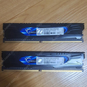 지스킬 ddr4 3600 cl15 8g x 2개