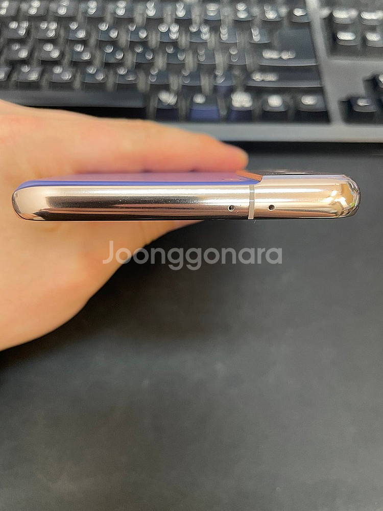갤럭시S21플러스 팬텀바이올렛 256GB 무잔상 상태좋...--3