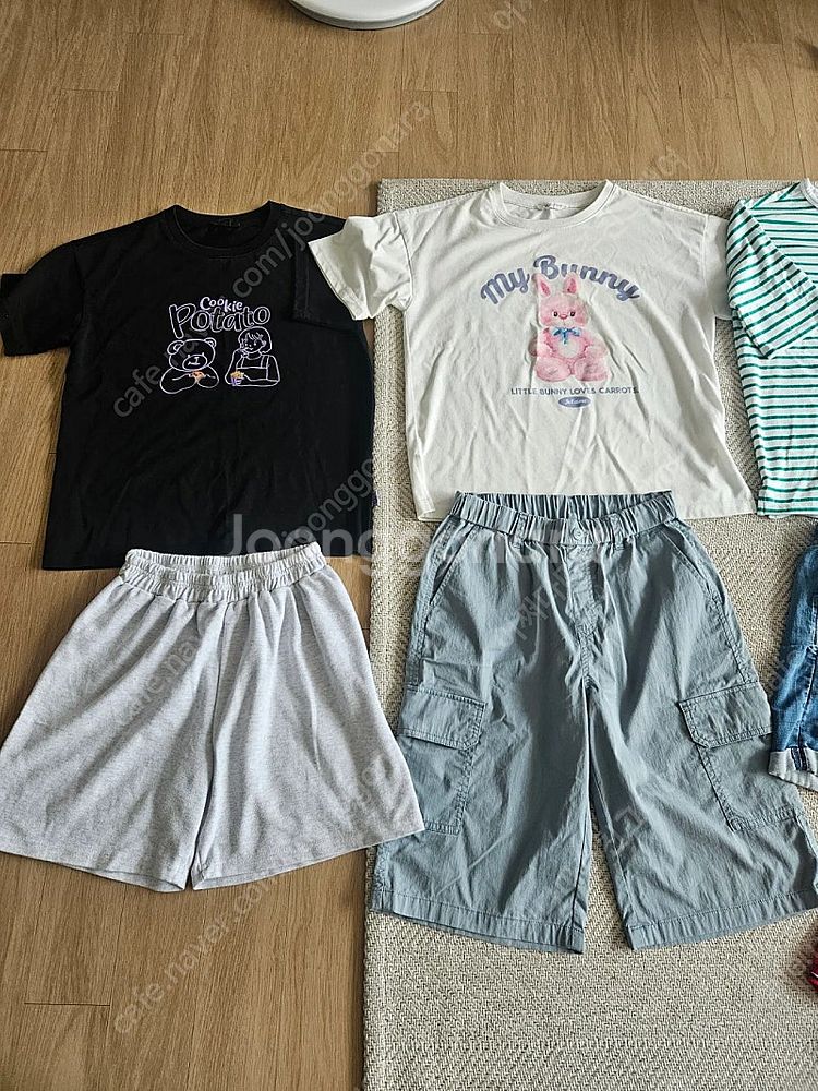 150~160사이즈 여아여름 반팔반바지--1