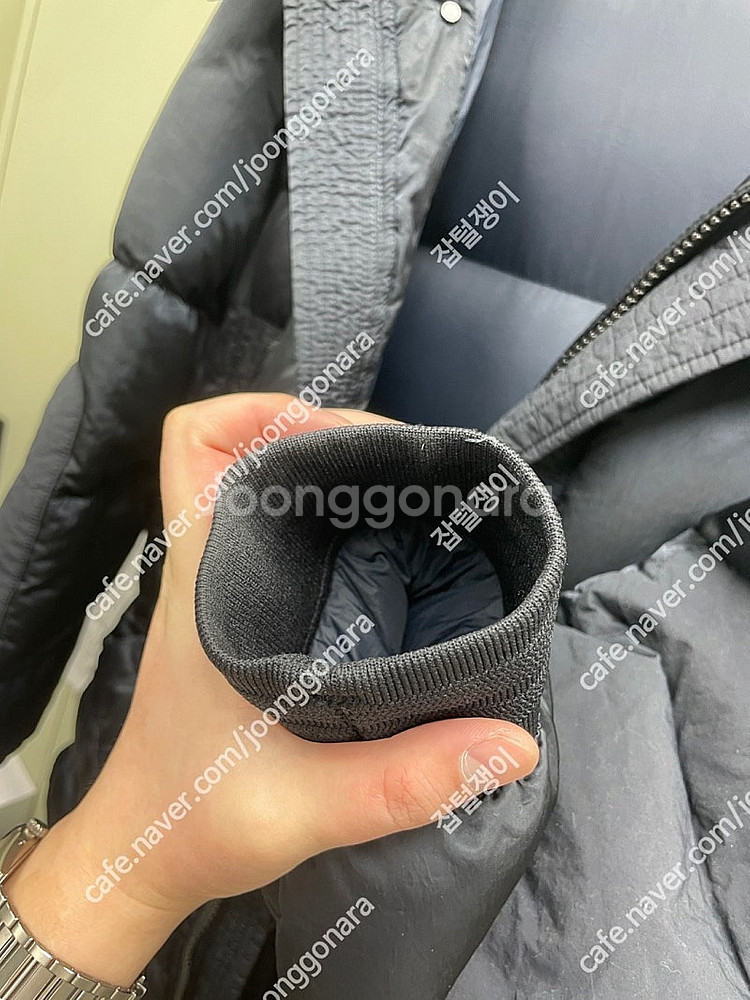 스톤아일랜드 패딩 나일론 라소 다운 XL 네이비블루--2