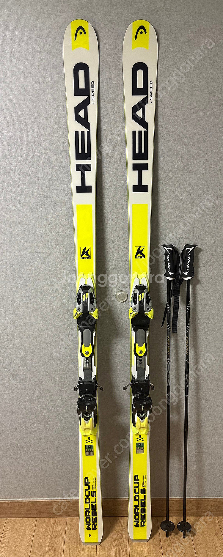 헤드 월드컵 대회전 스키 185cm R19.1 + 폴 ...--0